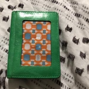 Hobo Mint Green small wallet, ID holder
